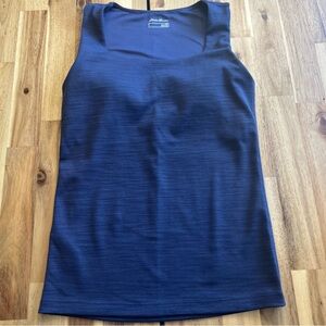Eddie Bauer Active Tank Top Women’s XS Navy Built-In Shelf Bra